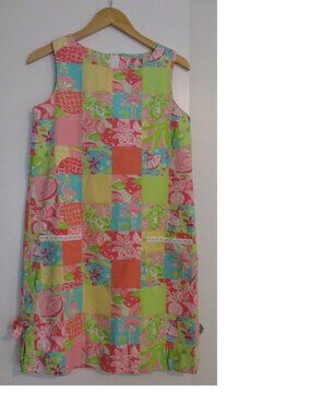 Lilly Pulitzer size 6 adult or 12-14 girl; classic cotton dress shift NWT